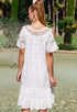 Kleid Weiß 23F-828 C FRESH COTTON